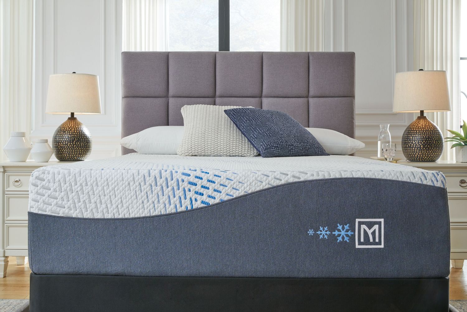 Millennium - Luxury Plush Gel Latex Hybrid Mattress, Foundation, Size: Queen