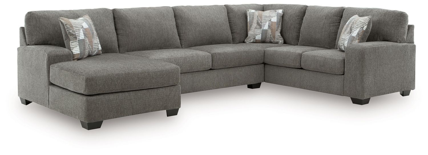 Clarington - Sectional, Configuration: 3 Pc. Left Arm Facing Chaise Sleeper Sectional