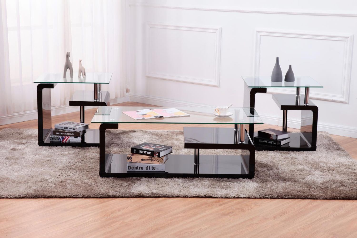 T307 - Coffee Table Set, Sets: 3 Pc. Coffee Table, 2 End Tables