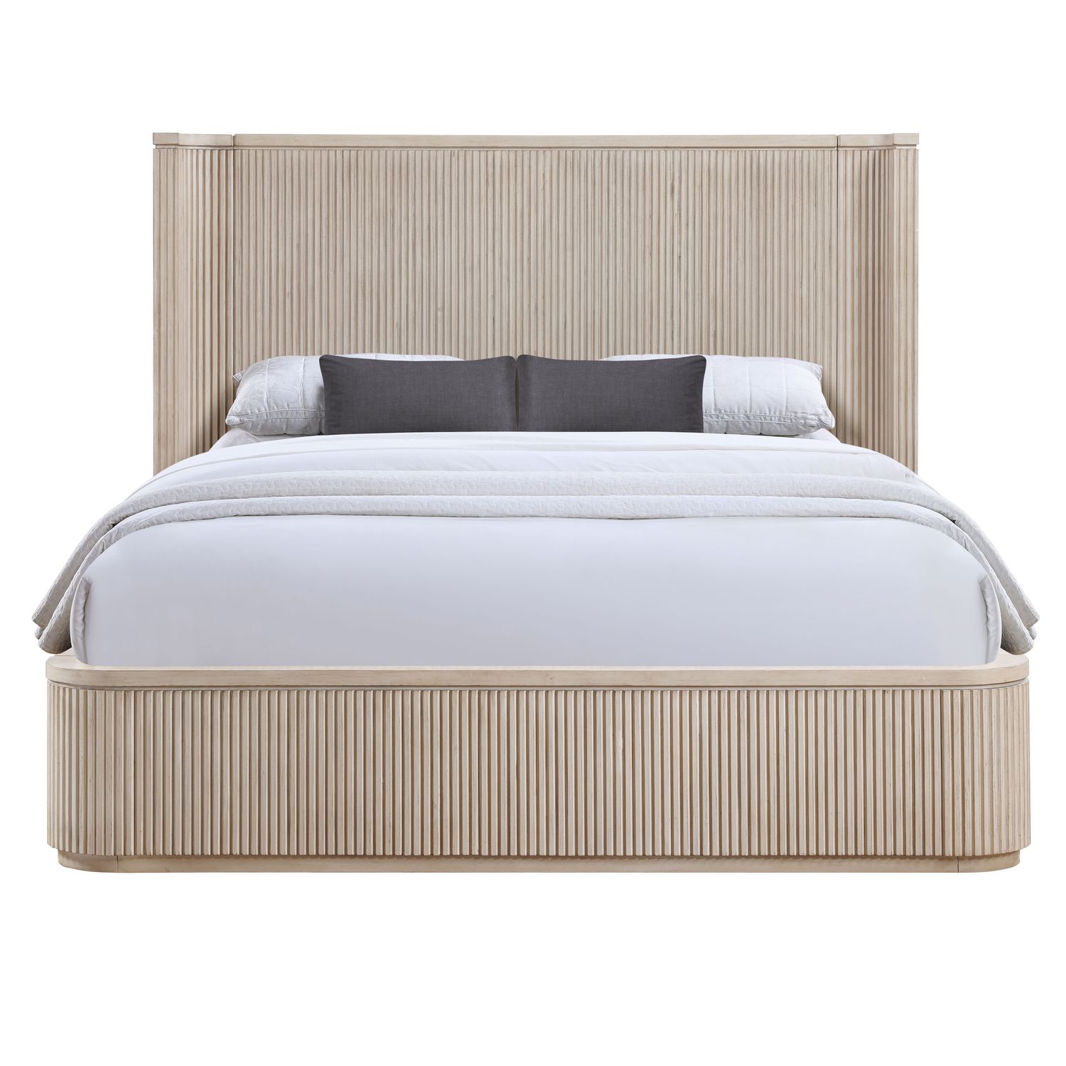 Henry - Bed, Color: Beige, Size: Queen