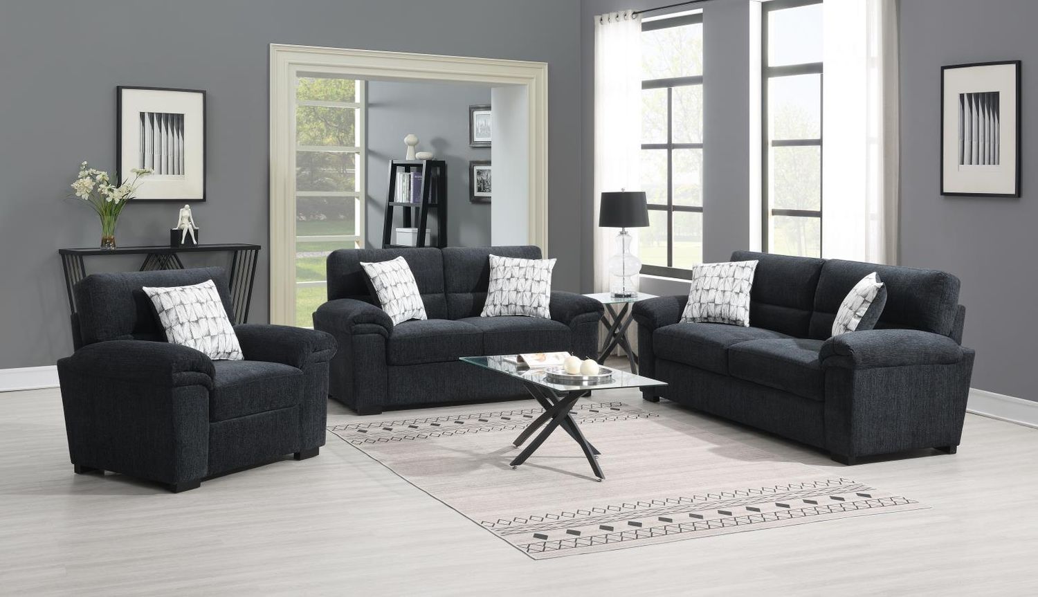 U451 - Living Room Set, Sets: 3 Pc. Sofa, Loveseat, Chair