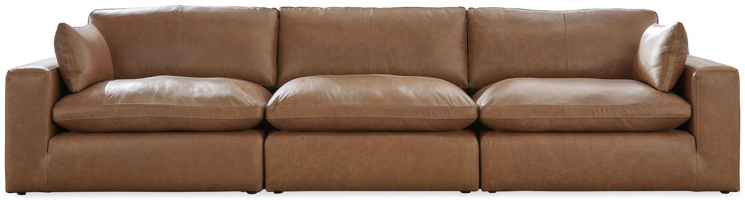 Emilia - Sectional, Color: Light Brown, Configuration: 3 Pc. Sectional Sofa