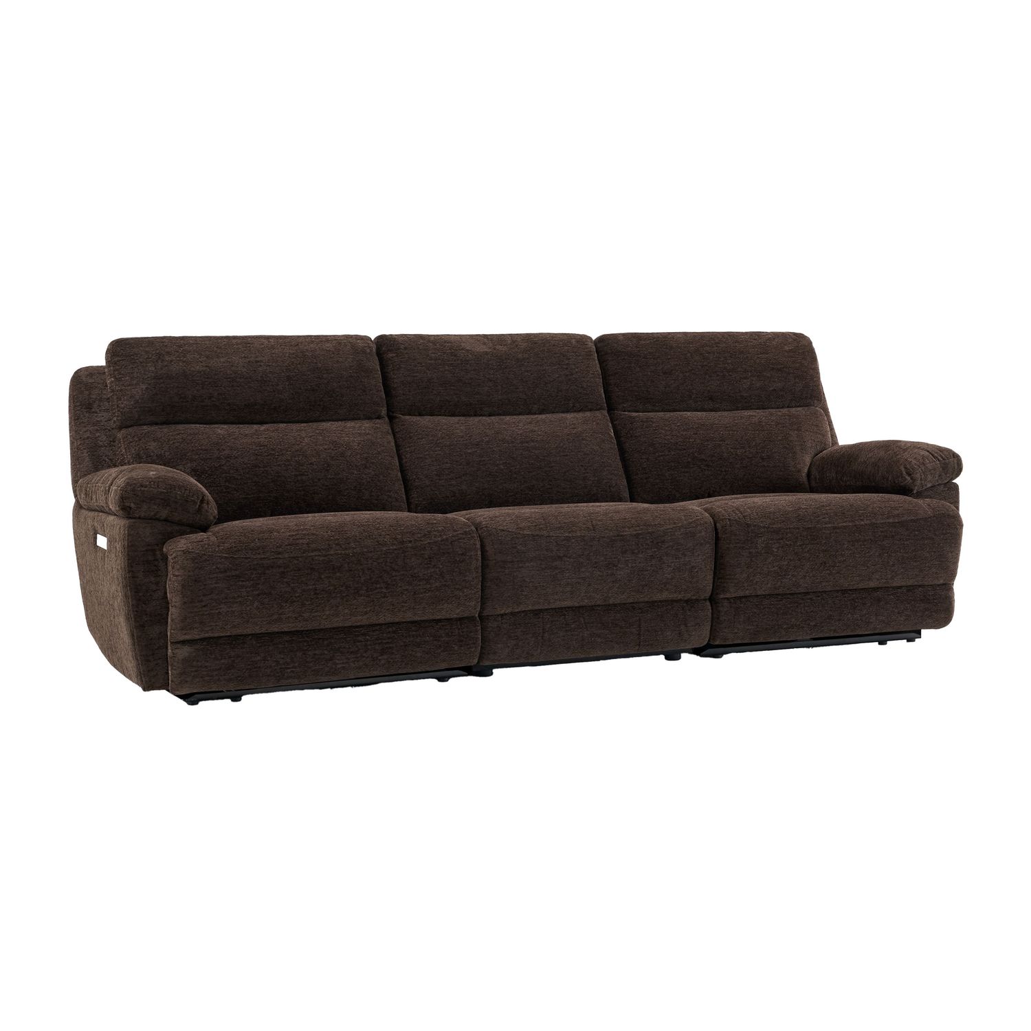Gatlin - Dual-Power Sofa, Color: Dark Brown