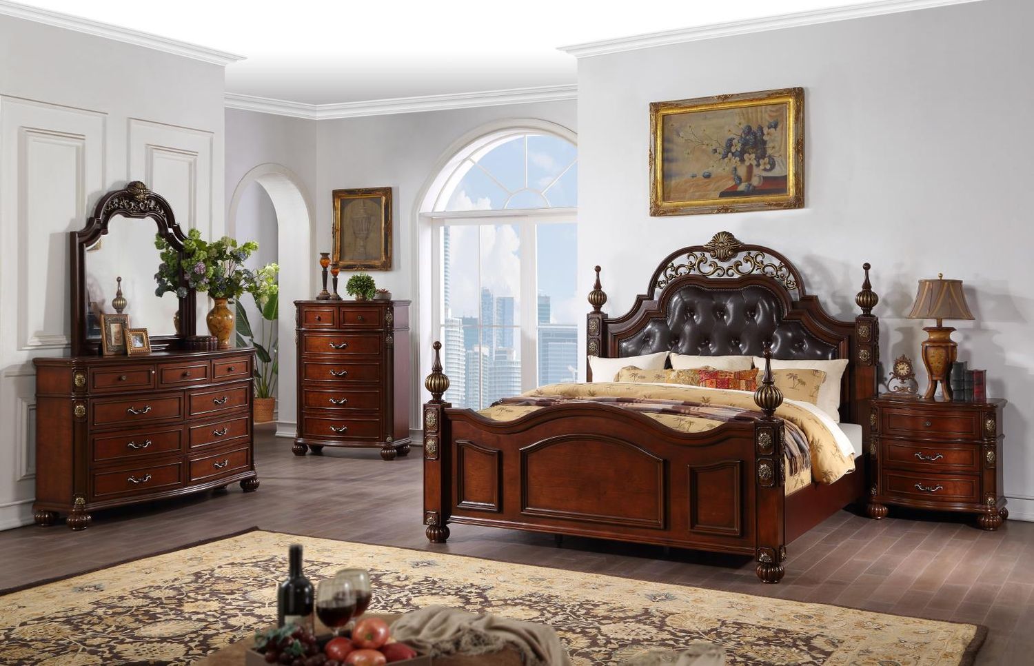 B065 - Bedroom Set, Size: King