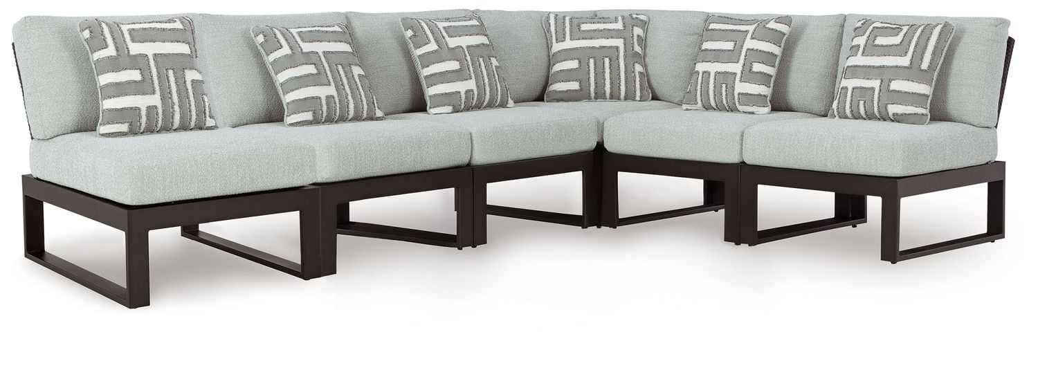 Beachloft - Outdoor Sectional, Configuration: 6 Pc. Sectional