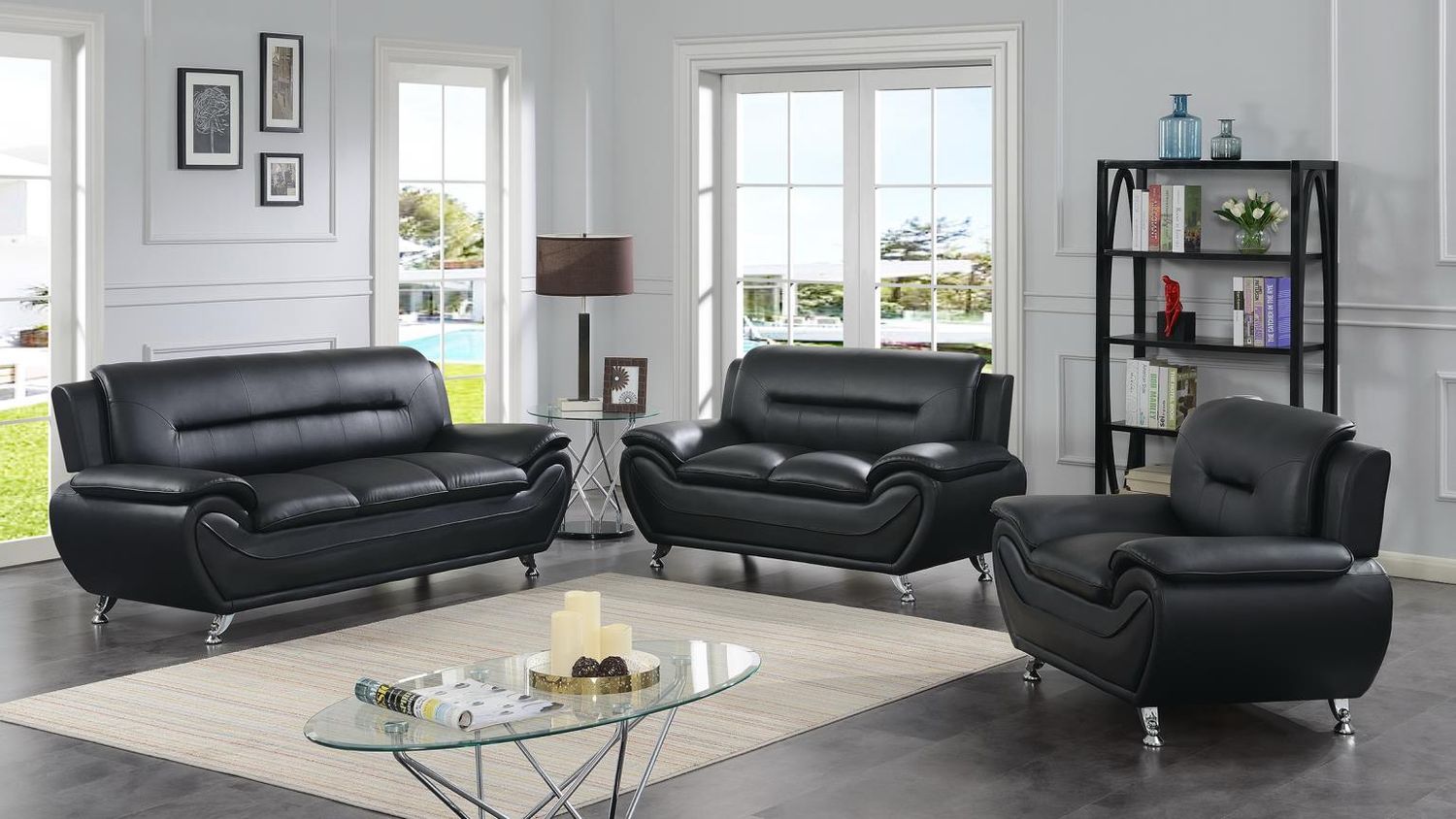 U484 - Living Room Set, Sets: 3 Pc. Sofa, Loveseat, Chair