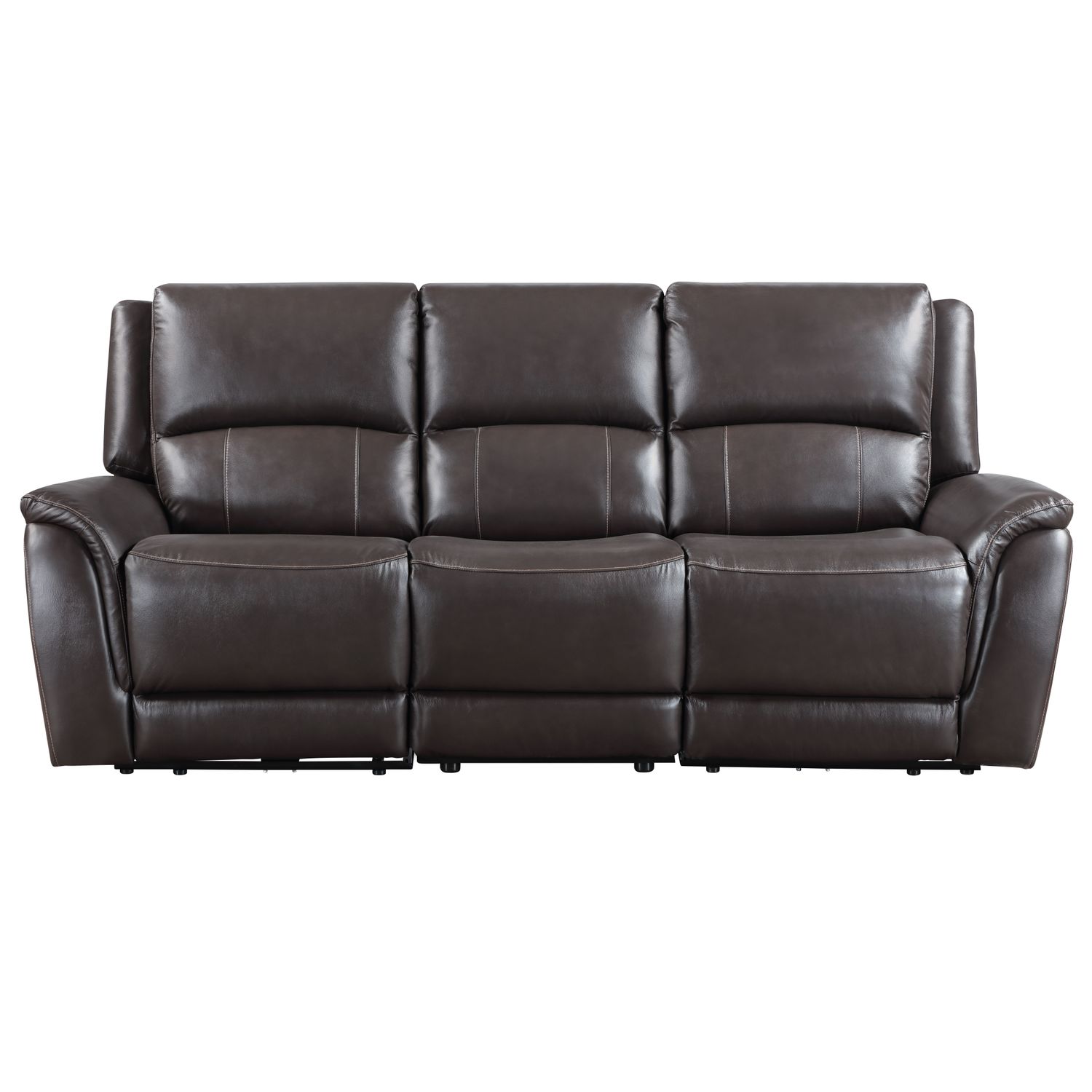 Alexandria - Power Reclining Sofa, Color: Dark Brown
