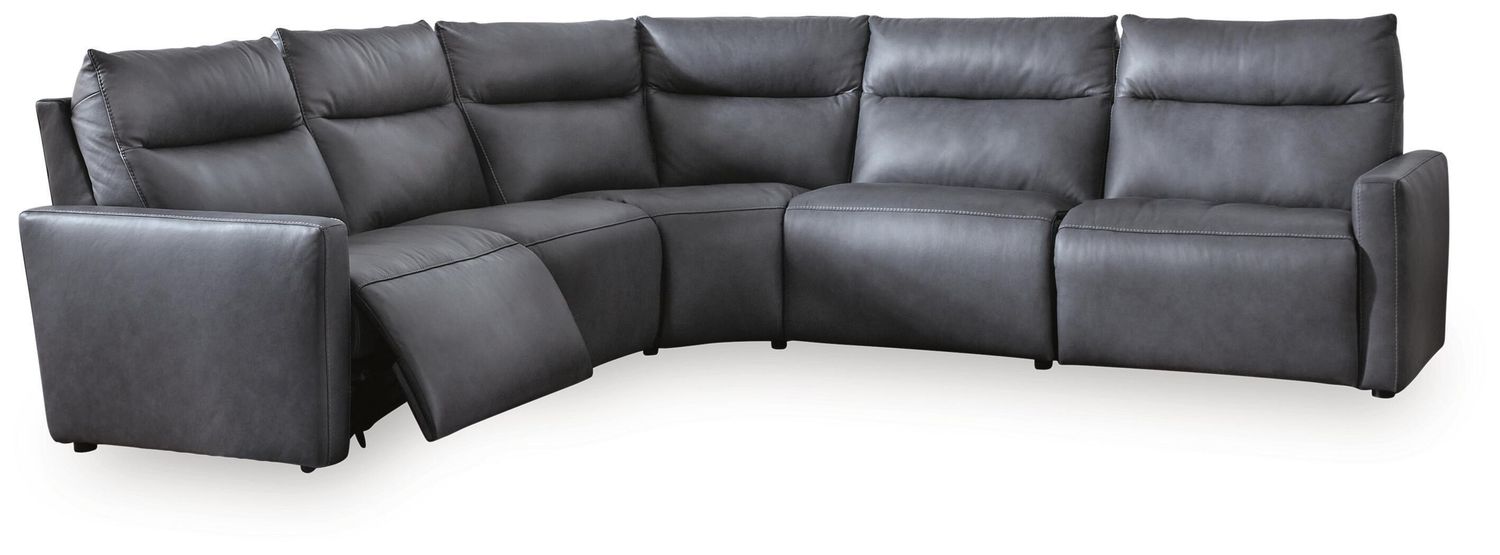 ModZ - Power Reclining Sectional, Configuration: 5 Pc. Power Reclining Sectional