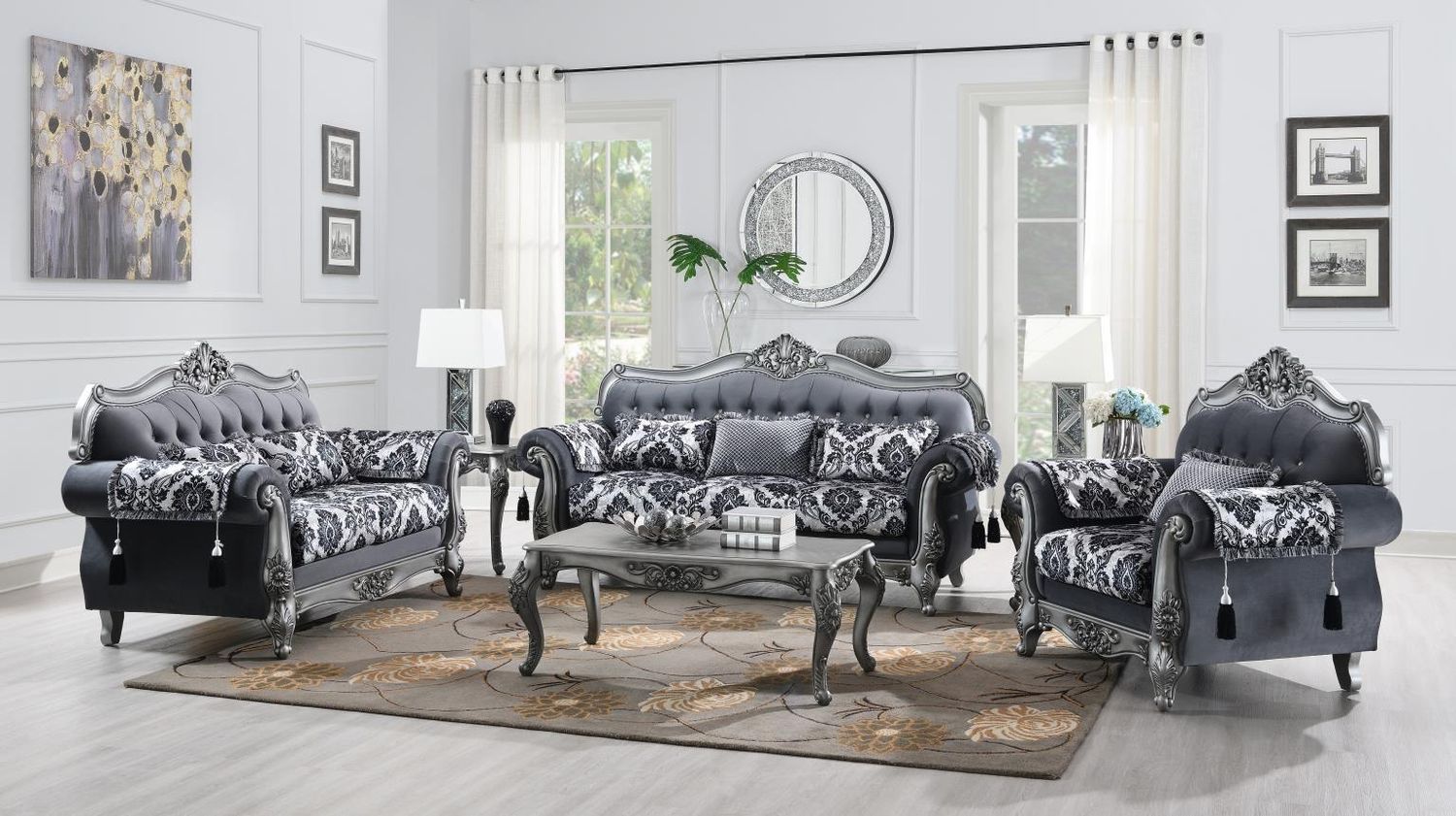 U206 - Living Room Set, Sets: 2 Pc. Sofa, Loveseat