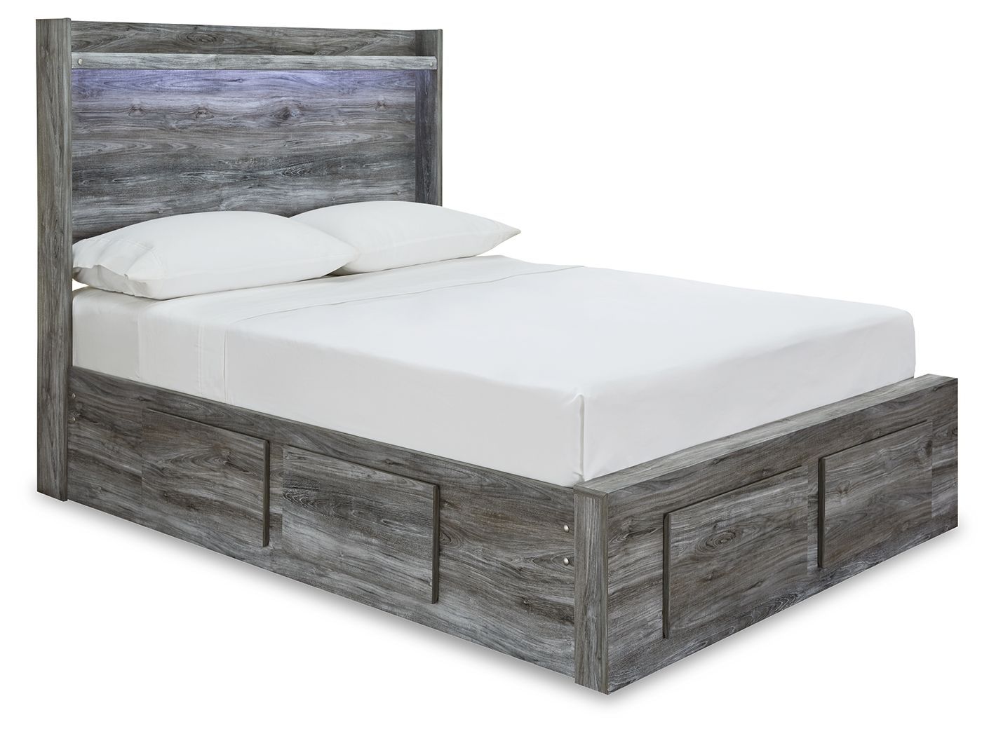 Baystorm - Panel Bed, Size: Full, StorageOption: 4 Drawers