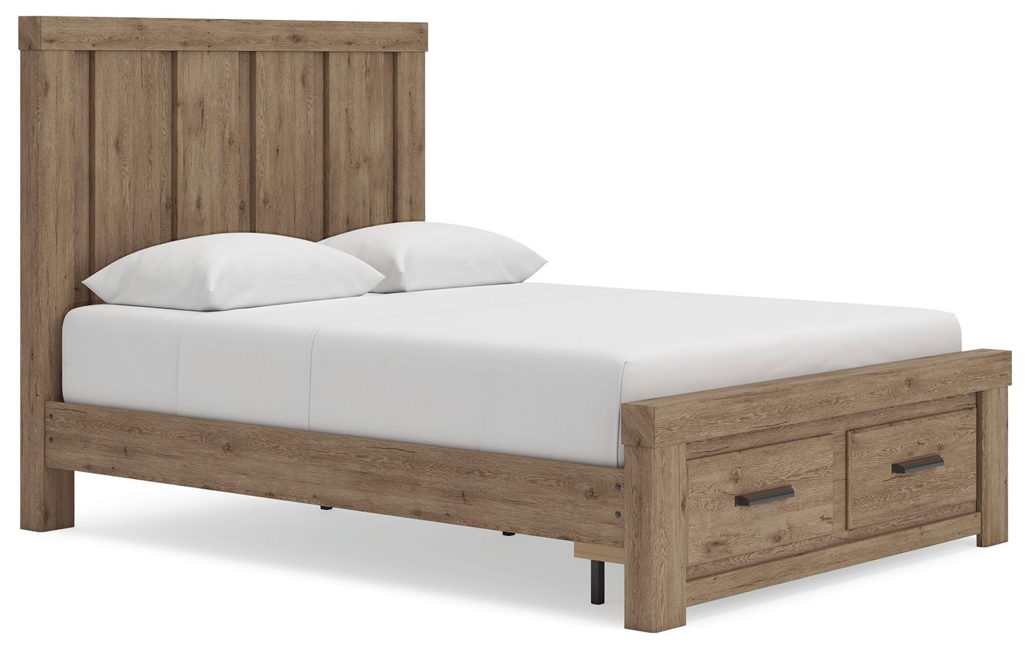 Oliandon - Panel Storage Bed, Size: Queen