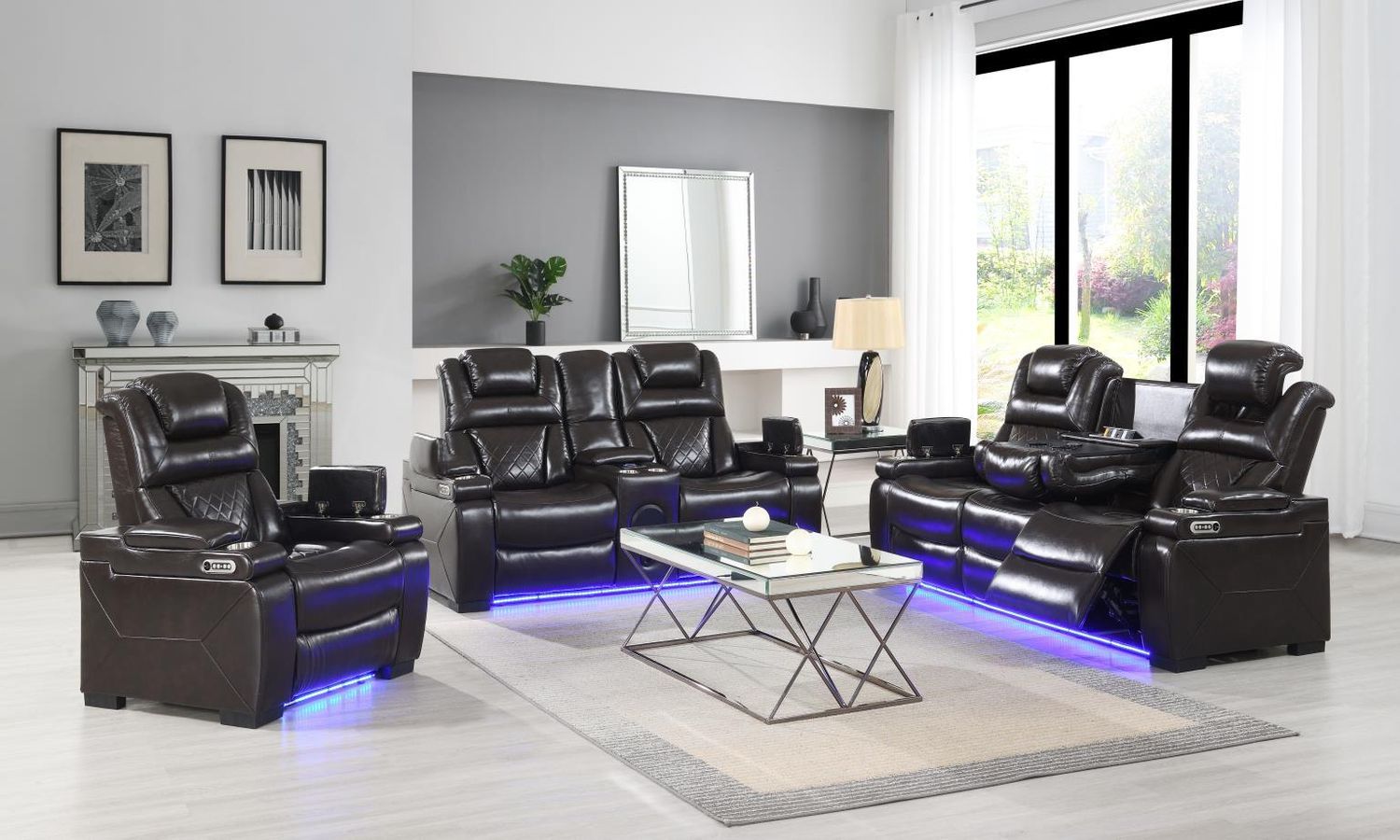 U104 - Living Room Set, Sets: 2 Pc. Reclining Sofa, Loveseat