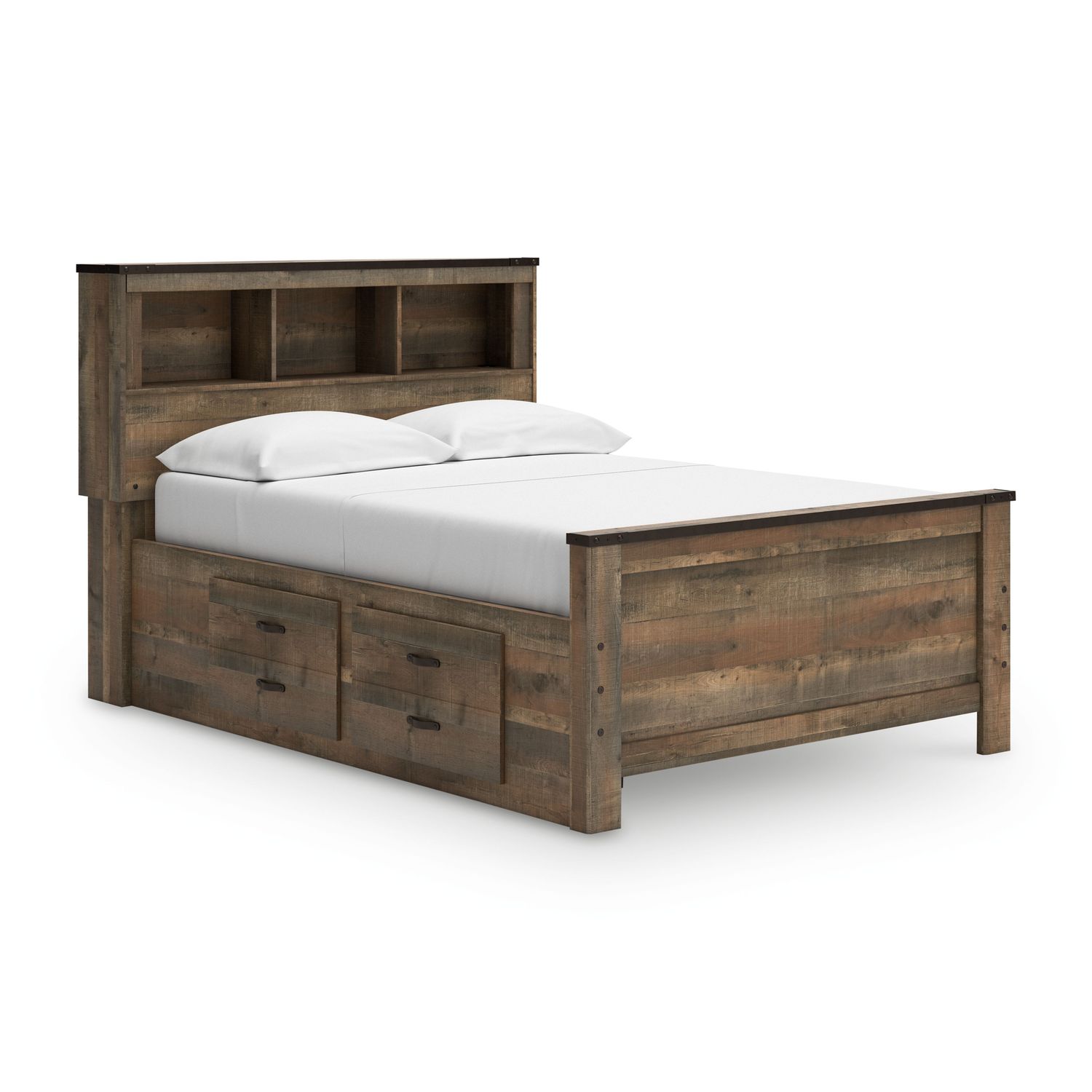 Trinell - Bookcase Bed With Storage, Size: Full