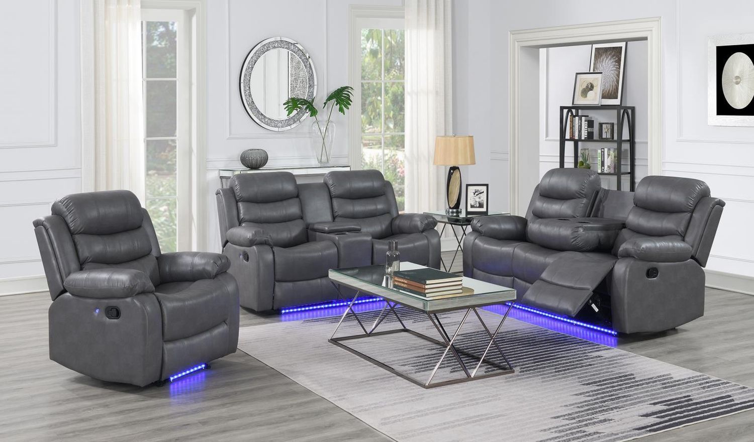 U156 - Living Room Set, Sets: 2 Pc. Reclining Sofa, Loveseat