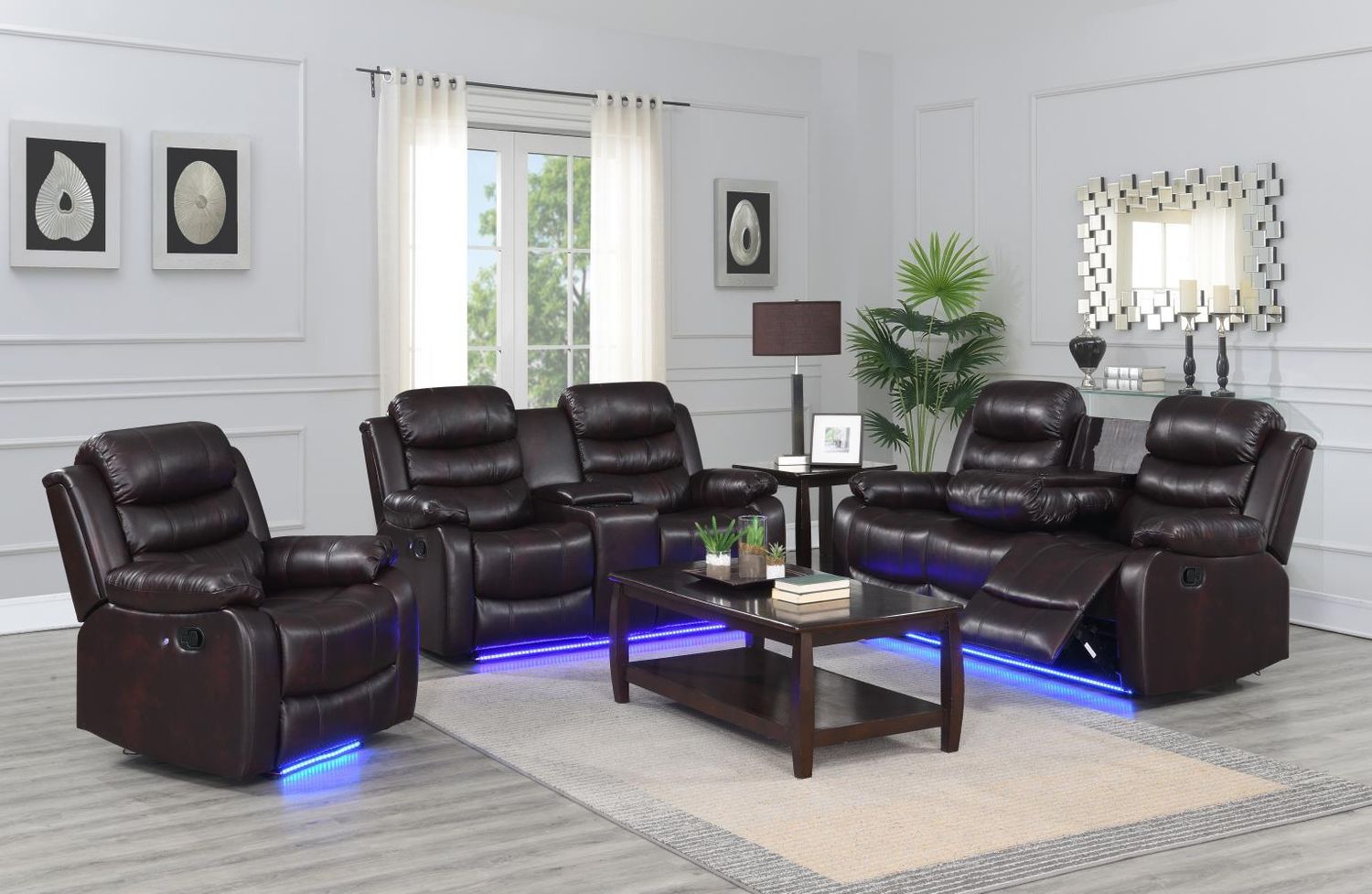 U155 - Living Room Set, Sets: 2 Pc. Reclining Sofa, Loveseat