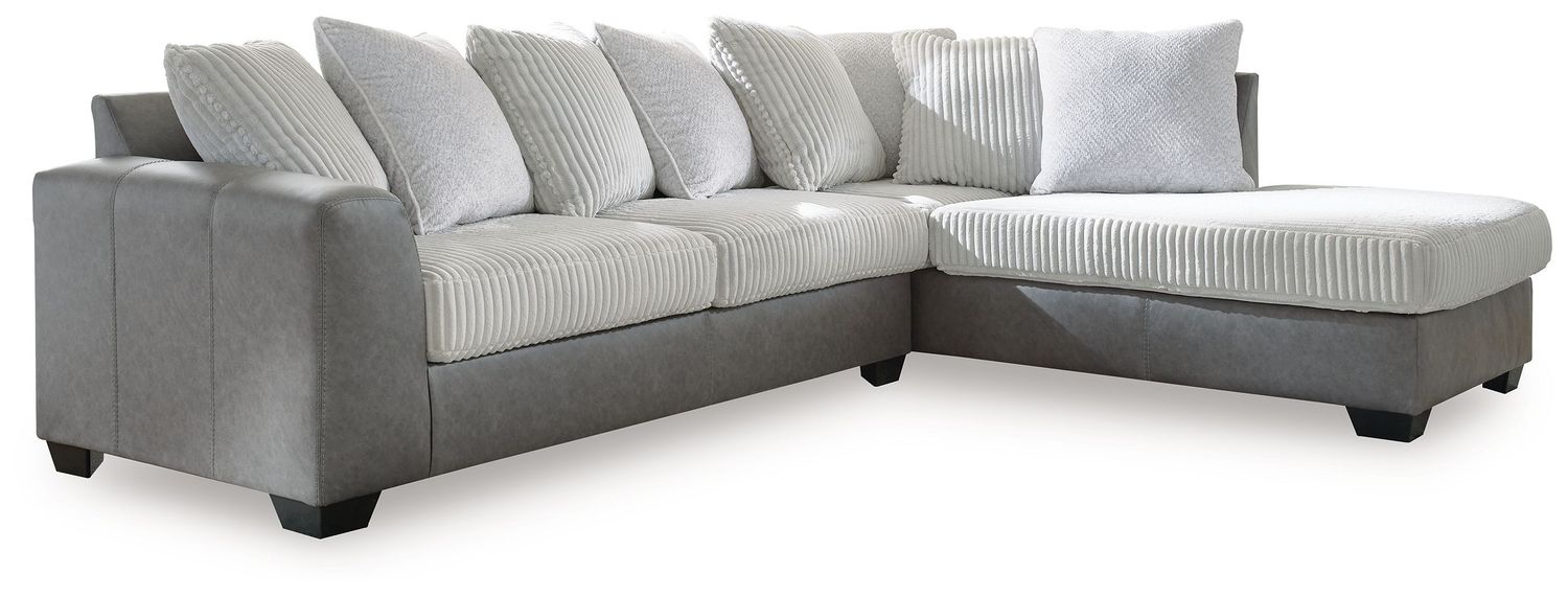 Clairette Court - Sectional, Configuration: 2 Pc. Right Arm Facing Corner Chaise Sectional