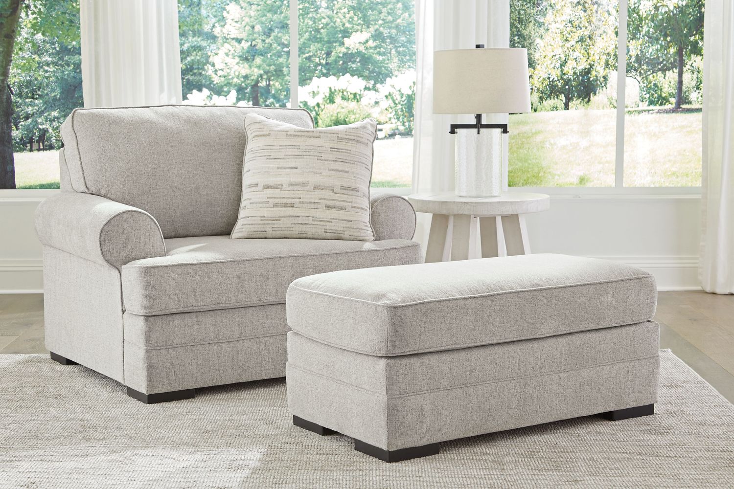 Eastonbridge - Living Room Set, Sets: 2 Pc. Chair And A Half, Ottoman