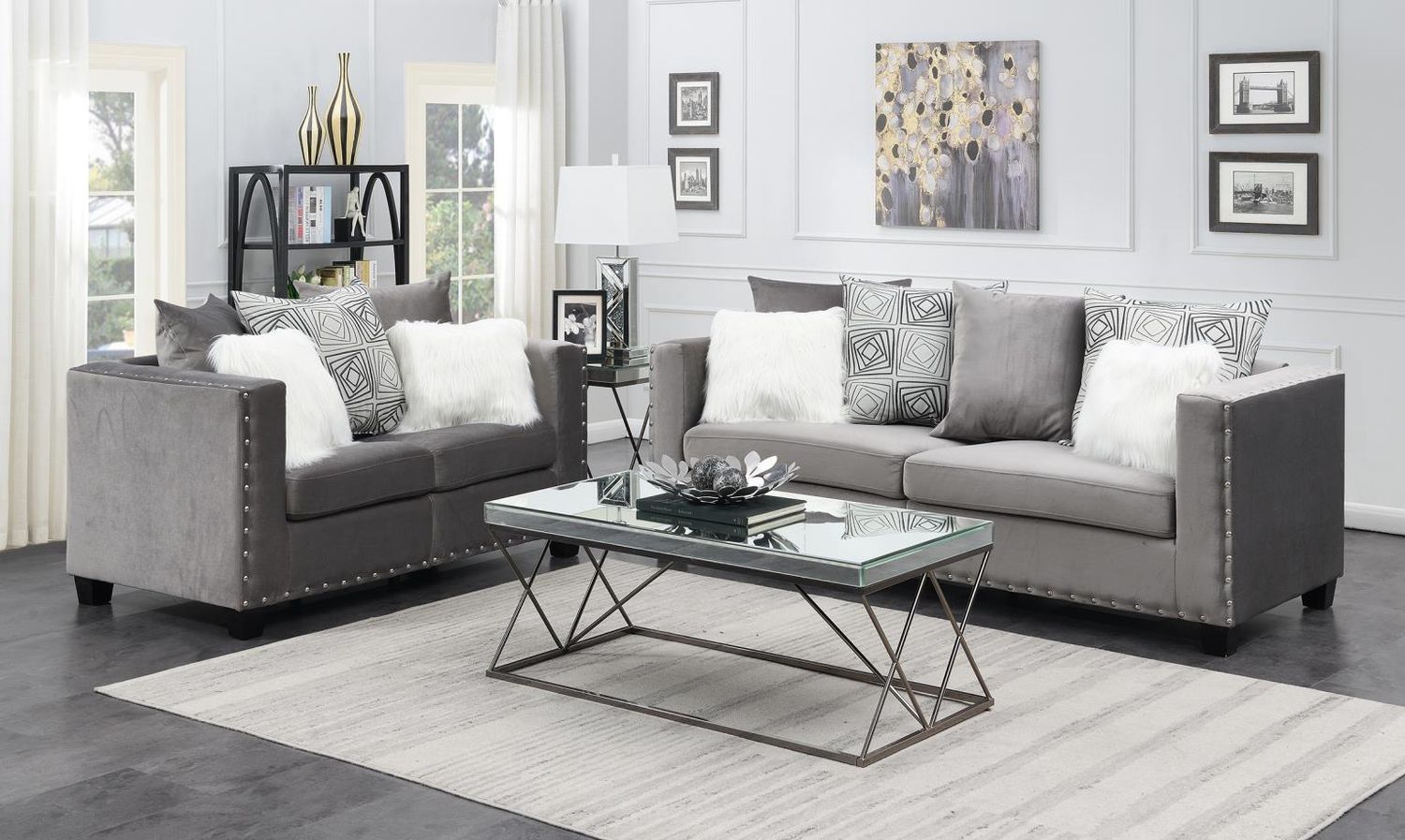 U513 - Living Room Set, Sets: 2 Pc. Sofa, Loveseat