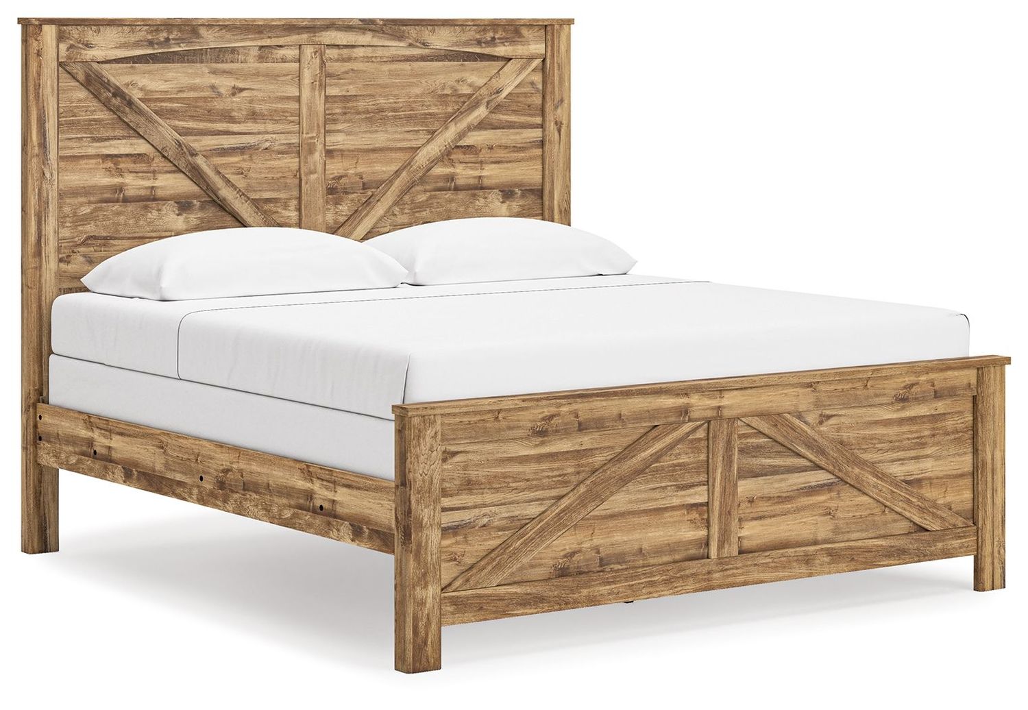 Maystonna - Crossbuck Panel Bed, Size: King