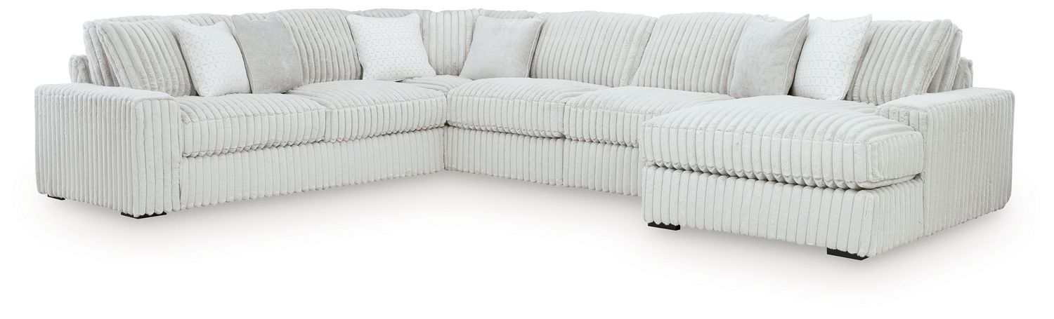 Stupendous - Sectional, Configuration: 5 Pc. Right Arm Facing Corner Chaise Sectional