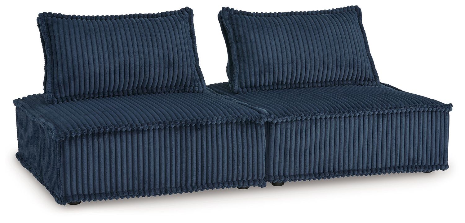 Bales - Sectional, Color: Blue, Configuration: 2 Pc. Modular Seating