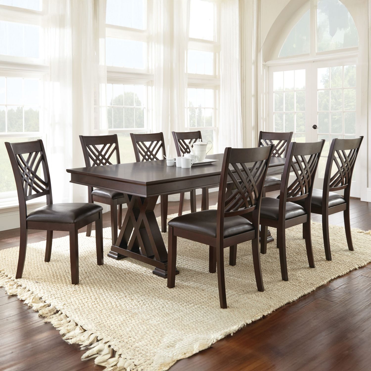 Adrian - Dining Set, Sets: 9 Pc. Table, 8 Chairs