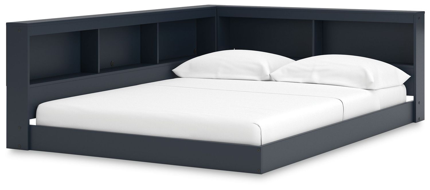 Simmenfort - Bookcase Storage Bed, Size: Full