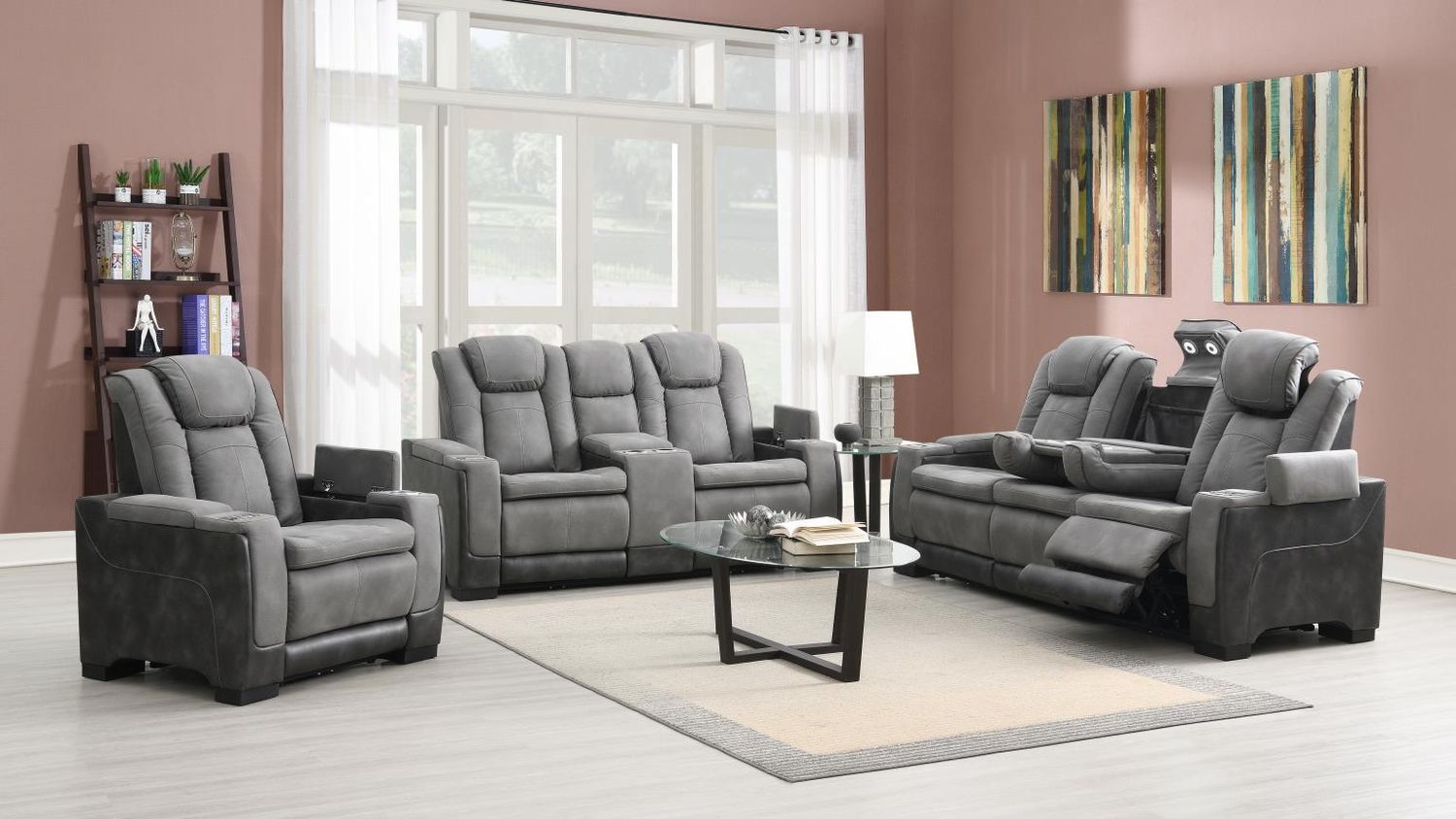 U77 - Living Room Set, Sets: 2 Pc. Reclining Sofa, Loveseat