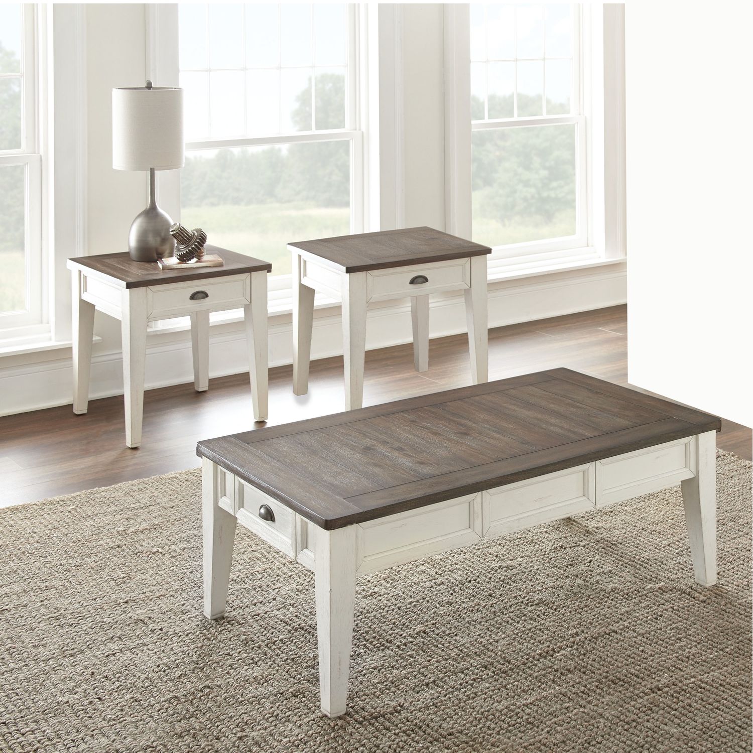 Cayla - Table Set, Sets: 3 Pc. Coffee Table, 2 End Tables