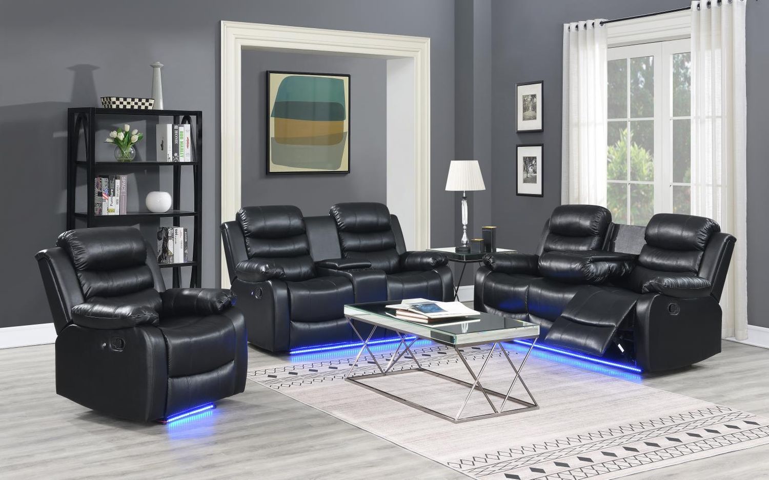 U154 - Living Room Set, Sets: 2 Pc. Reclining Sofa, Loveseat