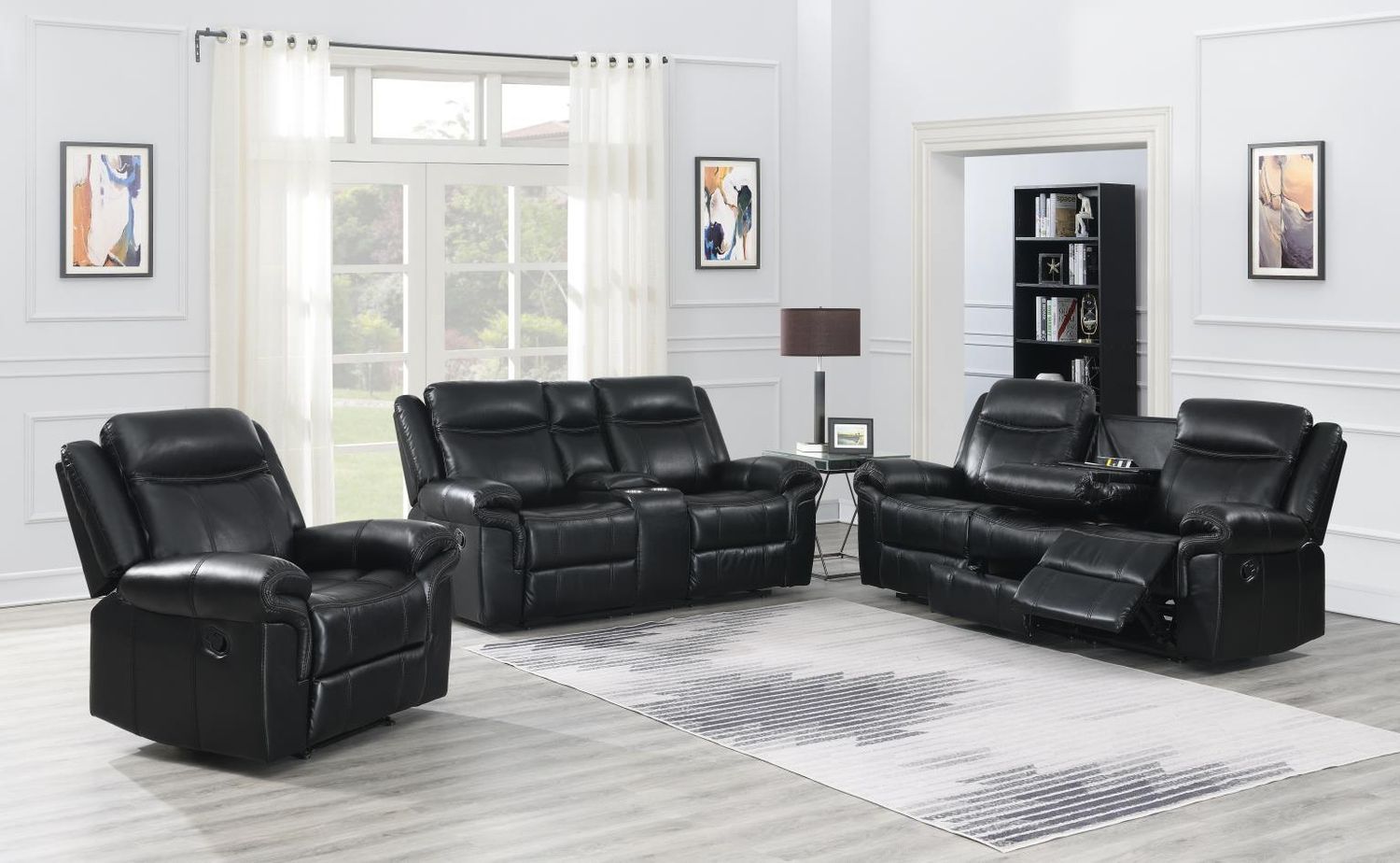 U105 - Living Room Set, Sets: 2 Pc. Reclining Sofa, Loveseat
