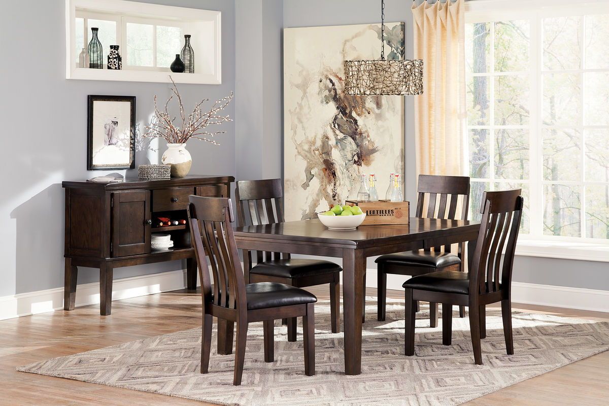 Haddigan - Dining Table With Side Chairs, Sets: 5 Pc. Table, 4 Chairs