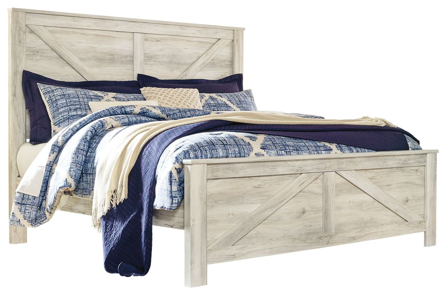 Bellaby - Crossbuck Panel Bed, Size: King