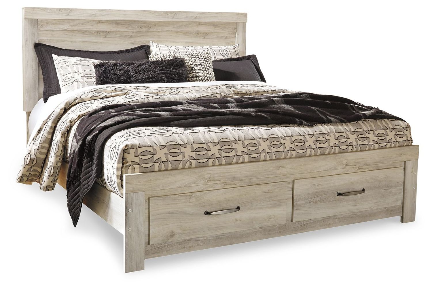 Bellaby - Platform Bed With Storage, Size: King