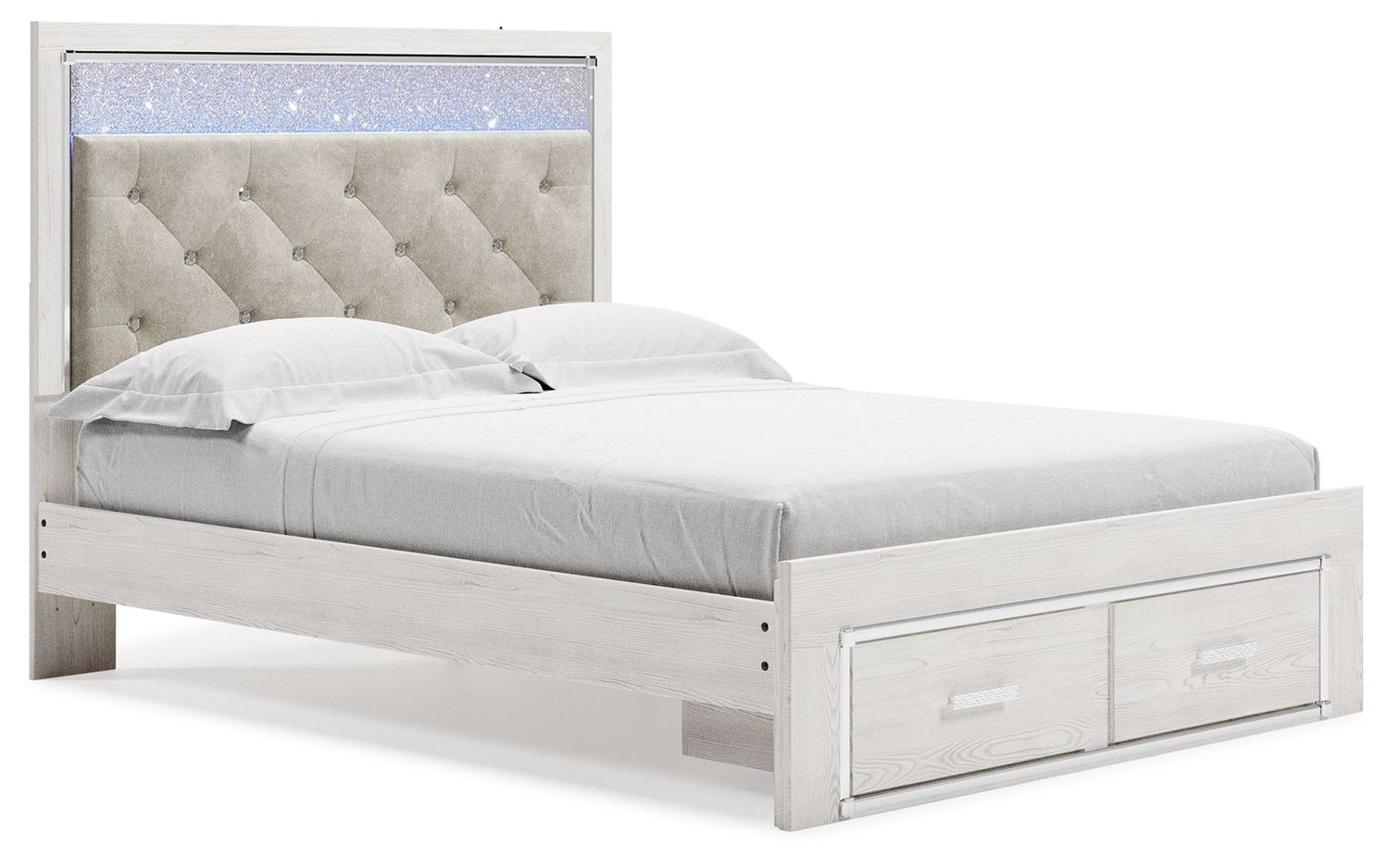 Altyra - Panel Bed, Size: Queen, StorageOption: Footboard Storage