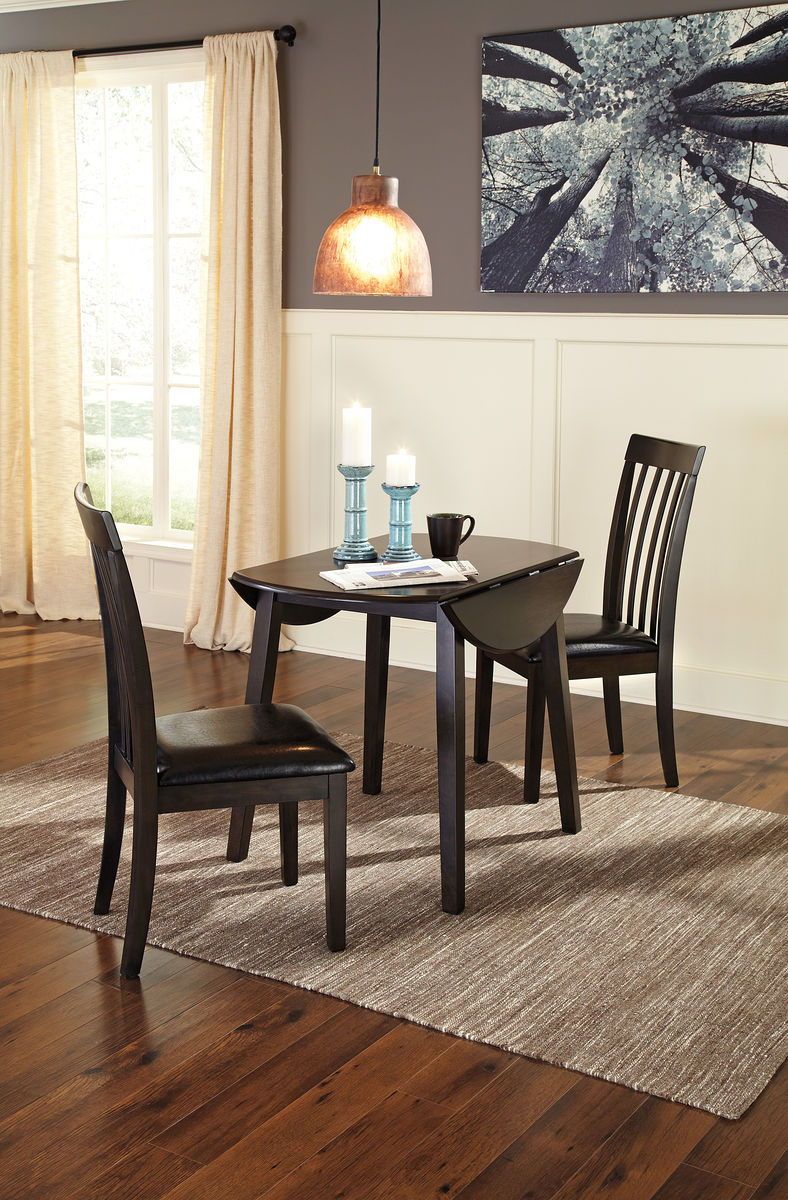 Hammis - Round Dining Table Set, Sets: 3 Pc. Table, 2 Chairs