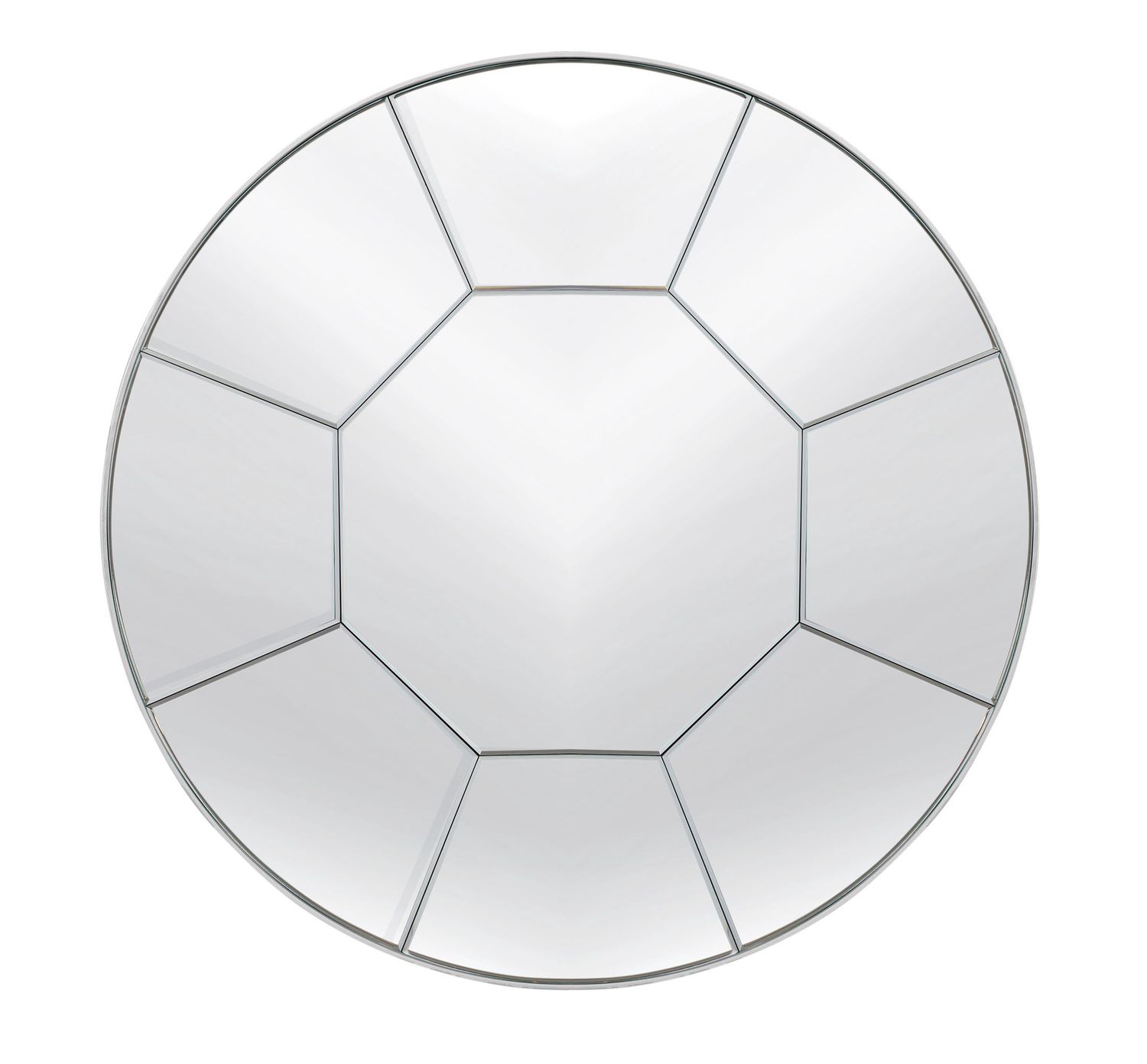 Facet - Wall Mirror - Silver