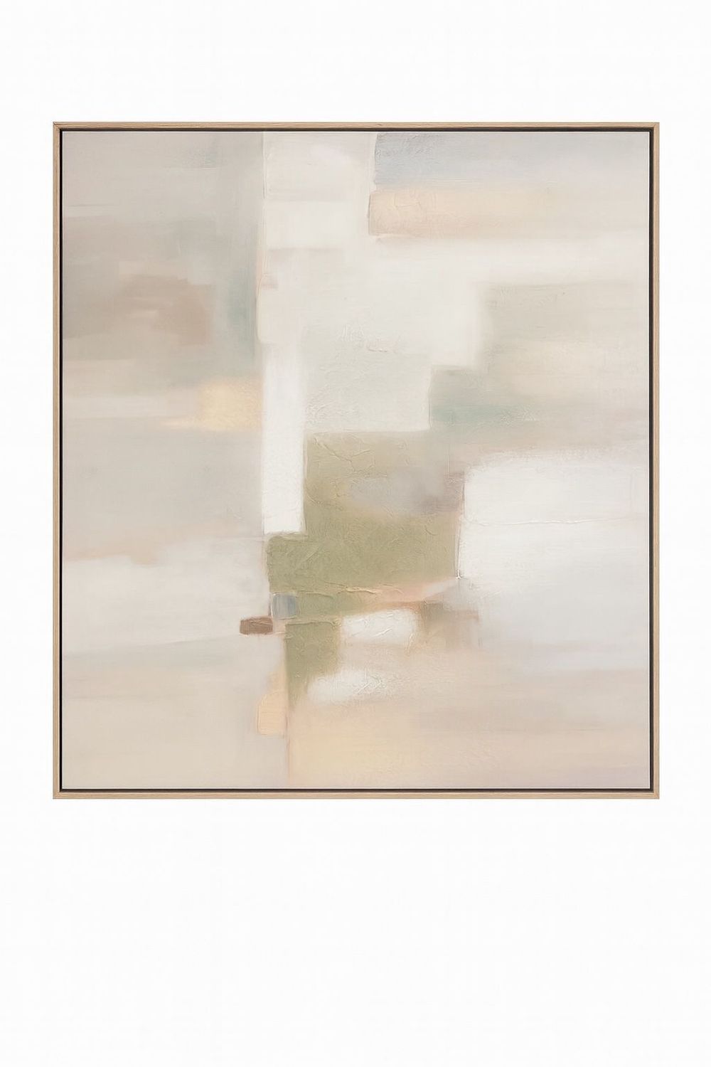 Framed Canvas Drifted Light - Silver