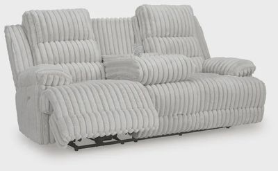Technique Power Reclining Sofa with Drop Down Table