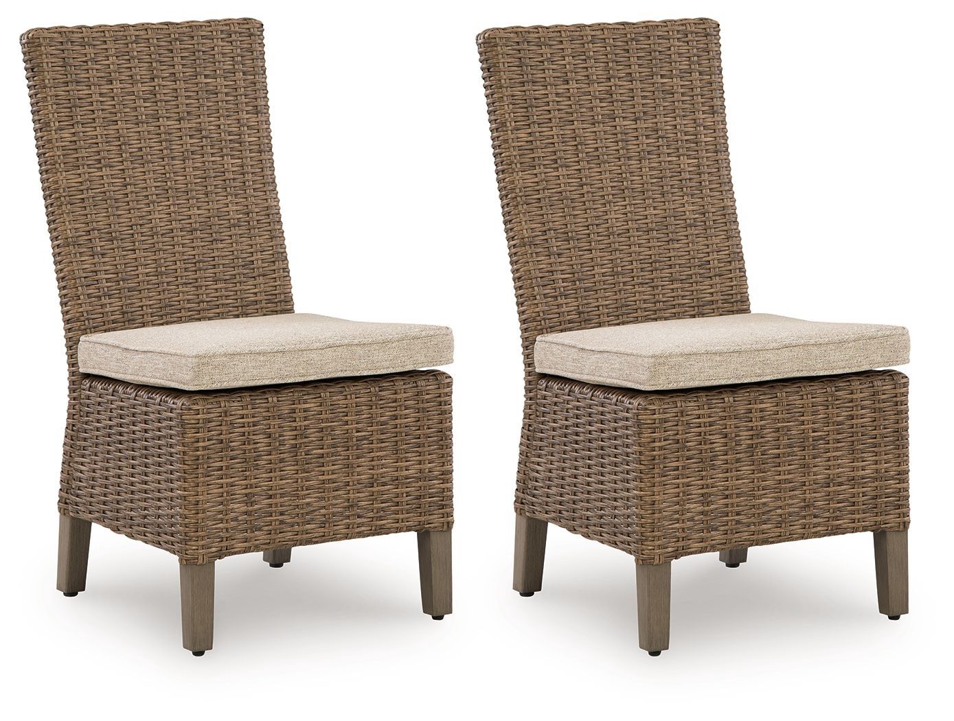 Laguna Heights - Side Chair With Cushion (Set of 2) - Beige