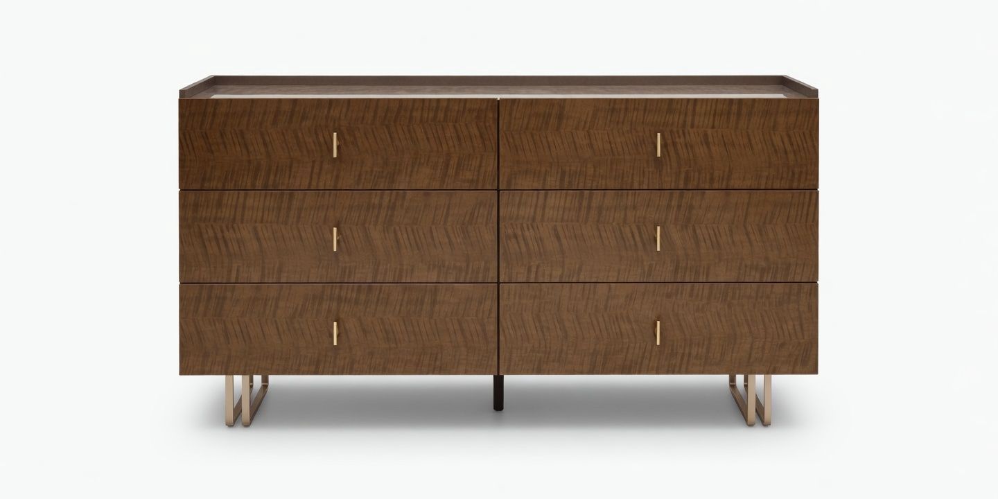 Fiamma - Double Dresser - Light Beige / Brown