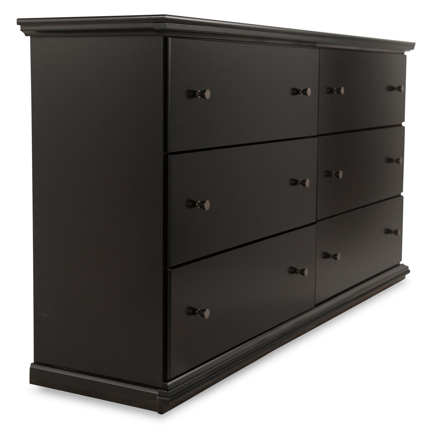 Maribel - Six Drawer Dresser - Black - Black / Dressers