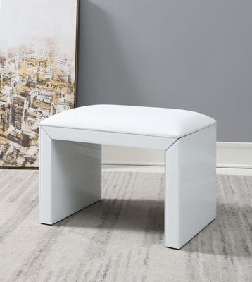 G-315 - Wood Vanity Stool - White
