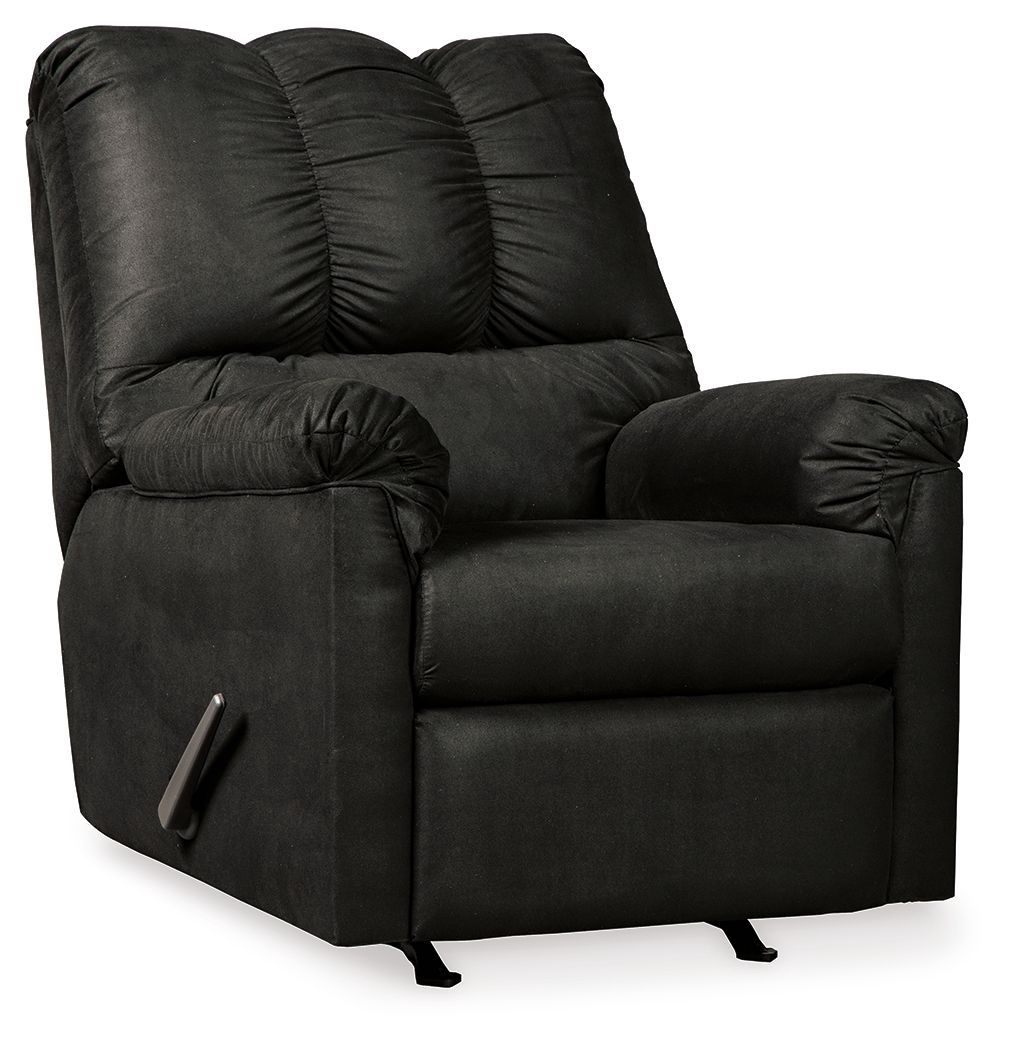 Darcy - Rocker Recliner - Black - Black