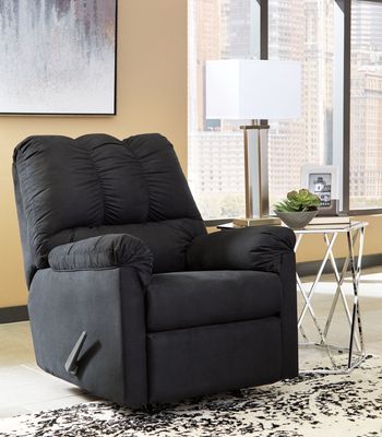 Darcy - Rocker Recliner - Black - Black