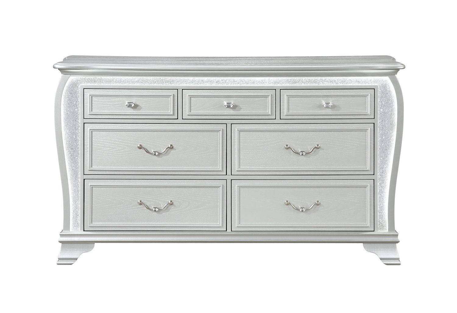 Aria - Dresser With LED - Silver