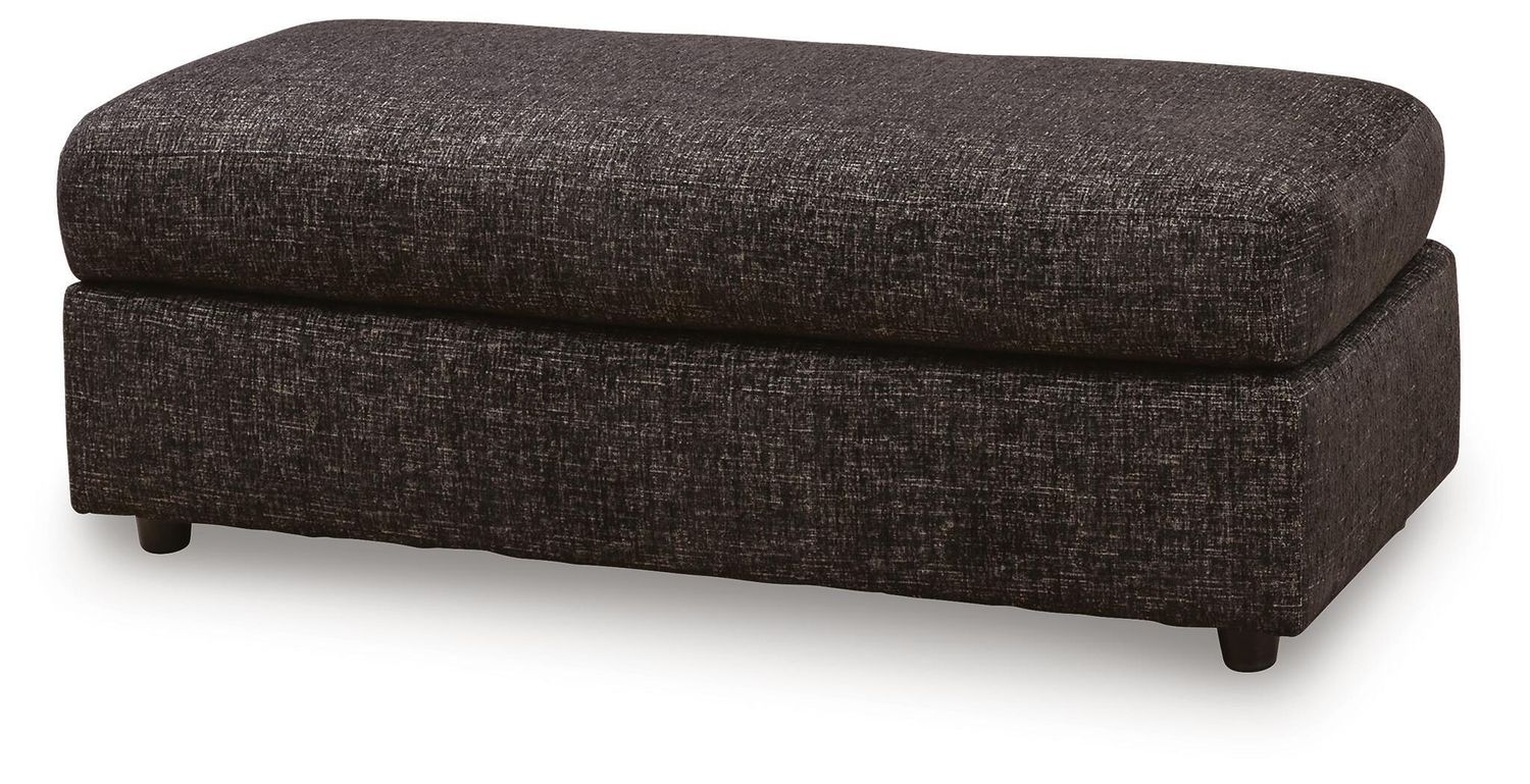Lentiz - Oversized Accent Ottoman - Onyx
