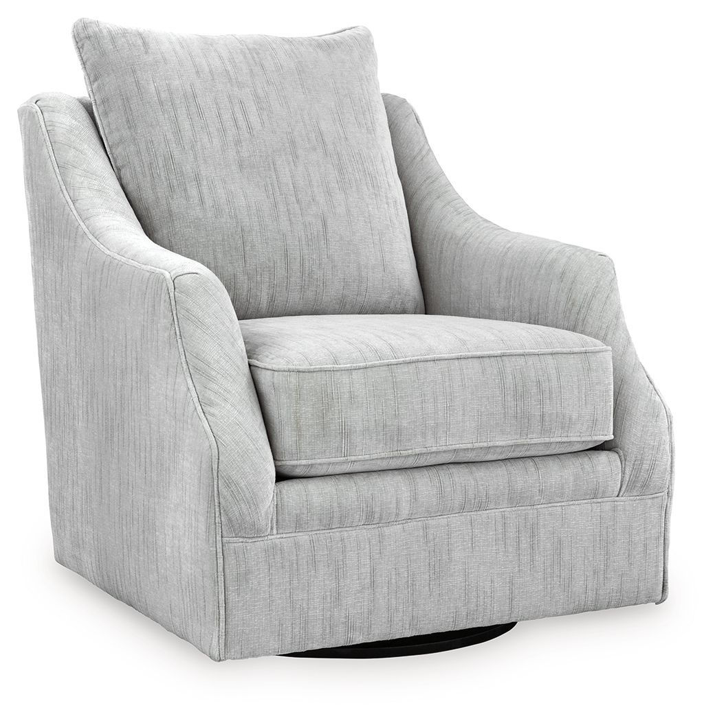 Gubbins - Swivel Accent Chair - Gray - Gray