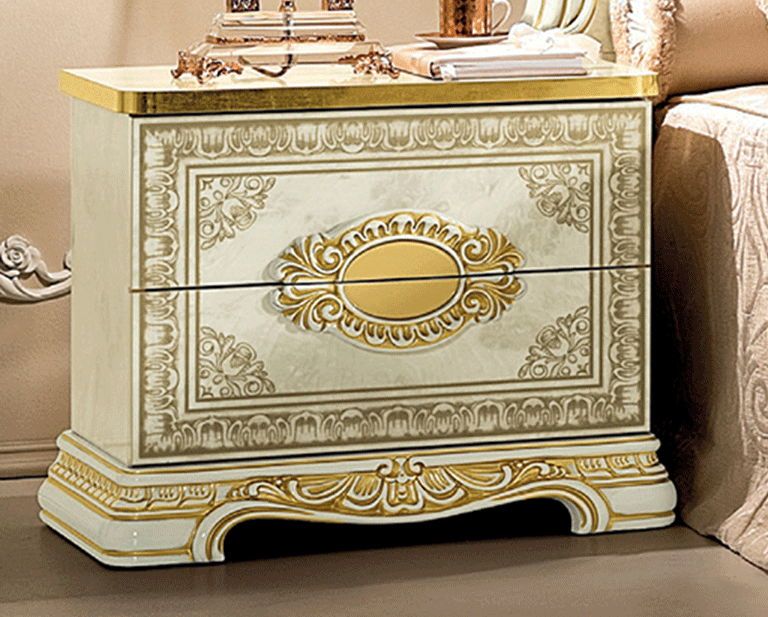 Leonardo - Nightstand - Beige