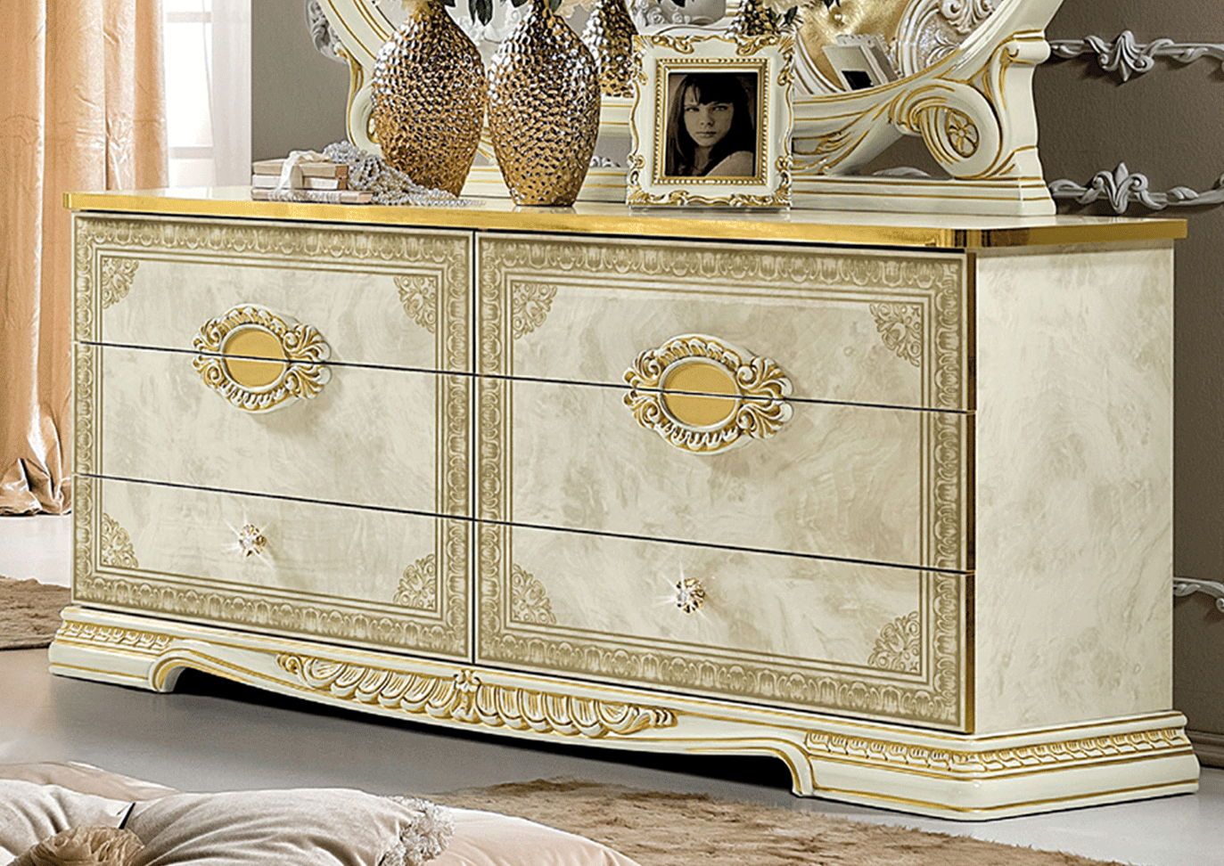 Leonardo - Double Dresser - Beige